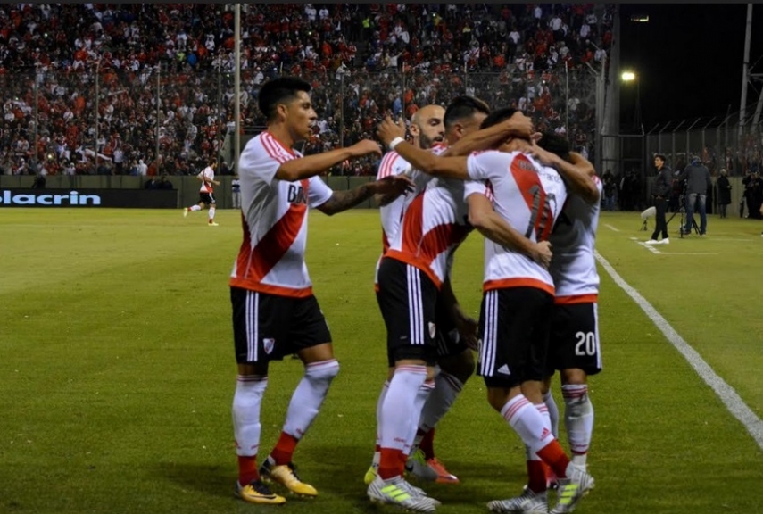River 3 - Atlas 0. Foto: Abi Pastrana