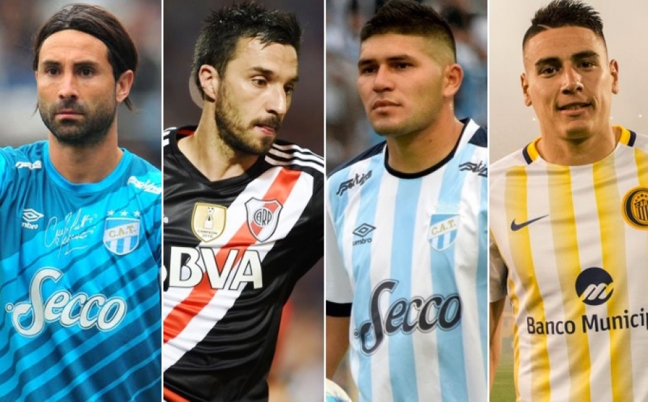 Cristian Lucchetti, Ignacio Scocco, David Barbona y Mauricio Martínez